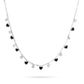 BLACK HEART NECKLACE